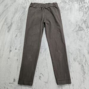 Jarbo Pant Womens Size 34 US 4 Gray Brown Pull On Skinny Ankle Back Seam Stretch